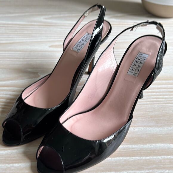 Isaac Mizrahi Slingback Heels size 9 black - Picture 9 of 11